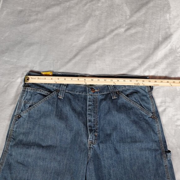 Vintage Lee Carpenter Dungarees Jeans Mens 38x32 Skater Grunge Y2K NEW - Picture 8 of 11